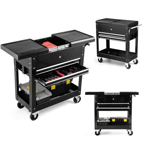 metal box on wheels|storage tool box on wheels.